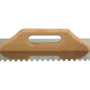 Zubatá stěrka nerezová 380 x 128 mm, zuby 8 x 8 mm 06650 VOREL