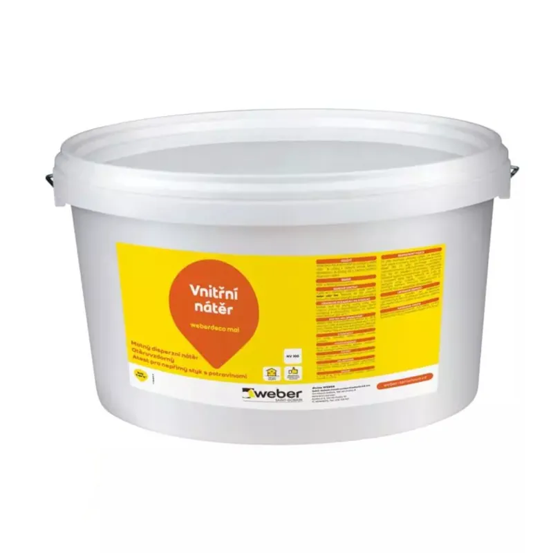 Nátěr vnitřní weberdeco mal CU5B 15 kg