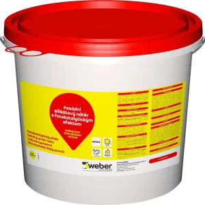 Barva fasádní silikátová weberton extraClean Active 25 kg