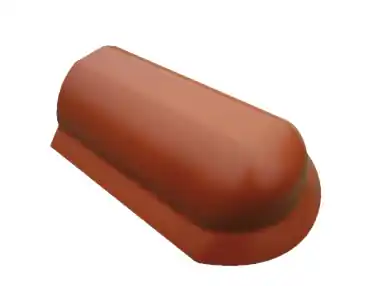 Hřebenáč koncový MAXIDEK 2M264 cihlově hnědá